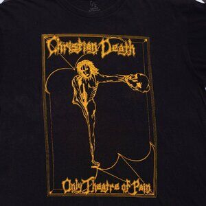 -XL- CHRISTIAN DEATH Only Theatre Of Pain Band Shirt | Death Rock Goth Post Punk